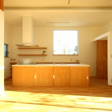 造作アイランドキッチン