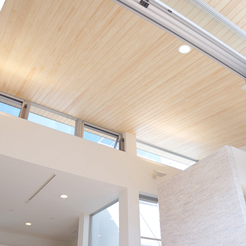 ハイサイドに設置した窓