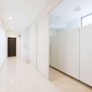 開閉自在の廊下脇スペース