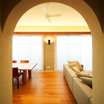 ゆったりとくつろげる空間への入り口