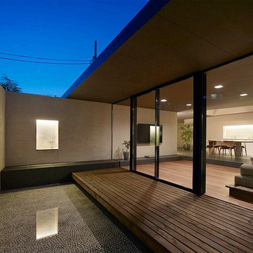 アウトドアリビング(夕景)