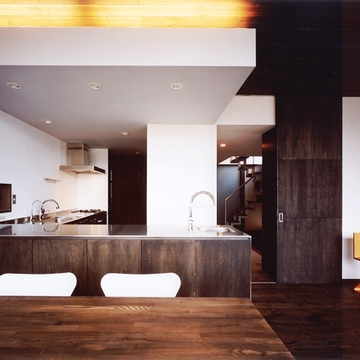 ステンレスのキッチン