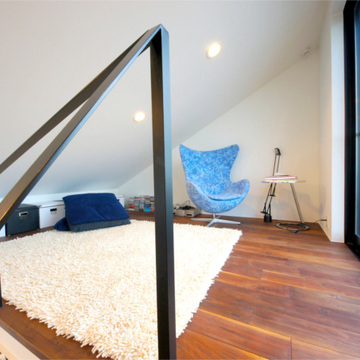 勾配天井を利用したロフトスペース