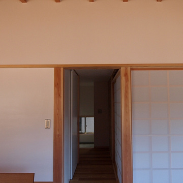 漆喰壁・ワーロン障子