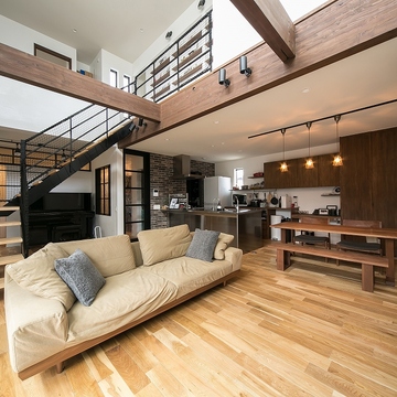 郊外住宅地でナチュラルに暮らす家