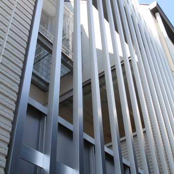 ルーバー｜狭小間口の家｜東京都北区