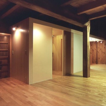 水廻り空間をまとめたボックス