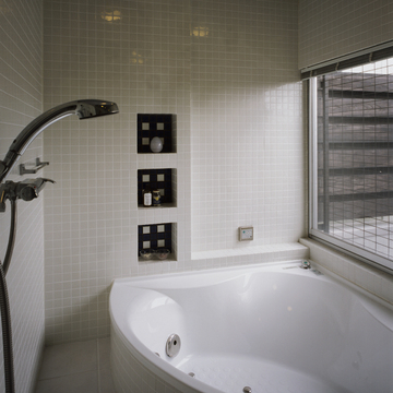 開放的なバスルーム