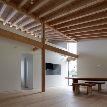 佐倉の別荘｜リビングダイニング