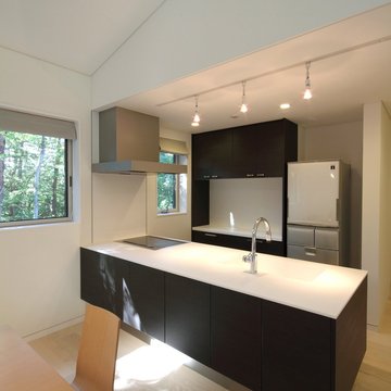 富士山麓の別荘｜ダイニングキッチン