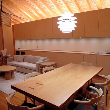 雷山の別荘｜リビングダイニング