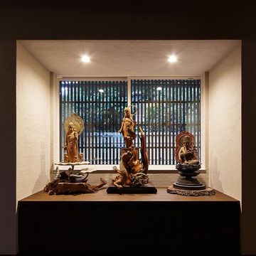 展示コーナーの仏像達