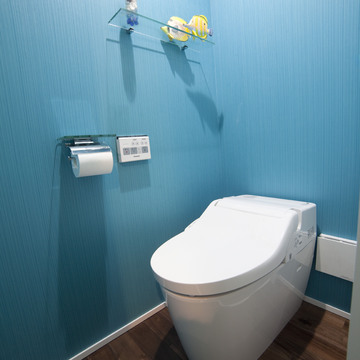 海の中をイメージしたトイレ