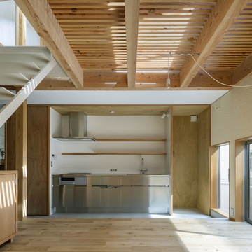 通り土間とキッチン