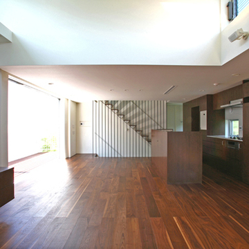 スクリーンのあるLDK