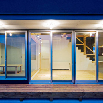 南側全面に設けた縁側