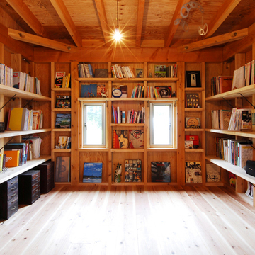 壁と棚は一体となる