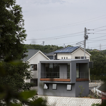 ちいさな別荘のような外観