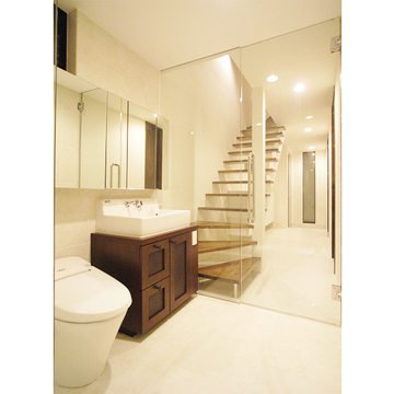 浴室と洗面室を「つなげる」