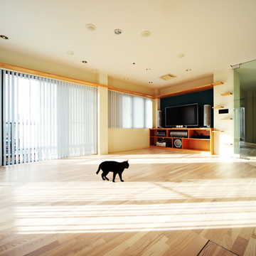 明るく透明感のあるリビング・ダイニング