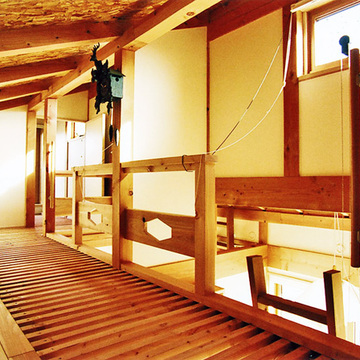 ＯＳＢをそのまま仕上材としたロフト