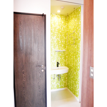 輸入クロスを用いたミニ手洗いコーナー