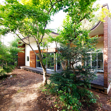 木漏れ日屋根の家