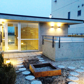 オーナー用屋上菜園の夜景