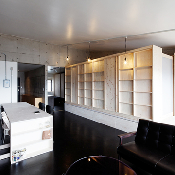 壁面から部屋が生まれるノビルーム個室二つ作成