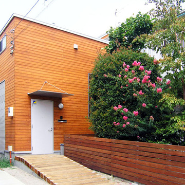 木素材を感じる住宅