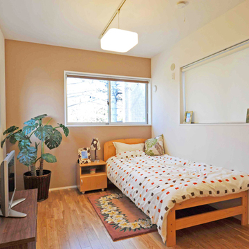 ２面からの採光で明るい個室