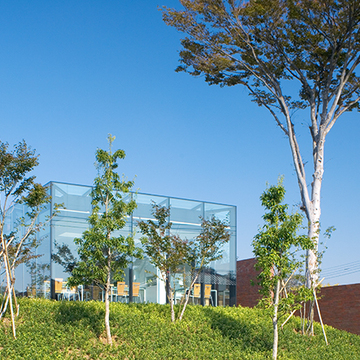 丘の上の風を感じる家