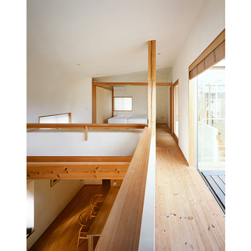 寝室へ続く2階廊下