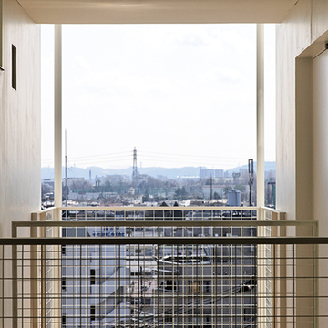 共用部から眺望を楽しむ