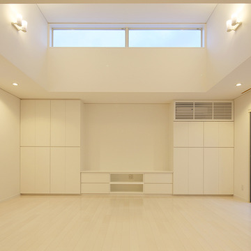 リビングの造り付け家具