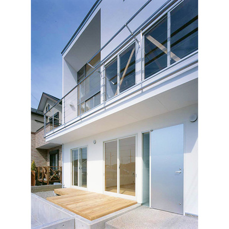 漆喰塗りの外観