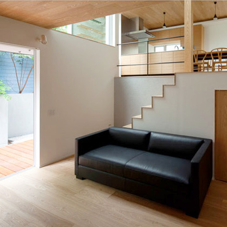 スキップフロアの家