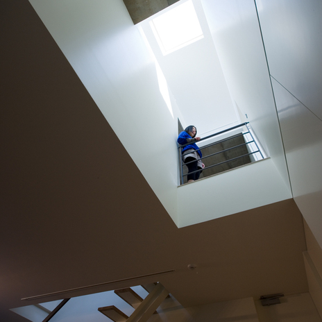 まるで美術館のような白い空間