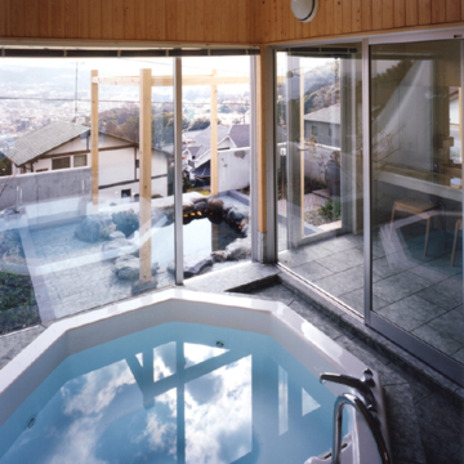 ジャグジーと露天風呂