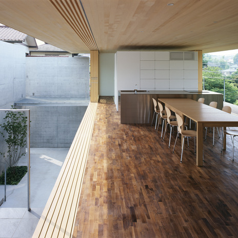 緑山の家　リビング