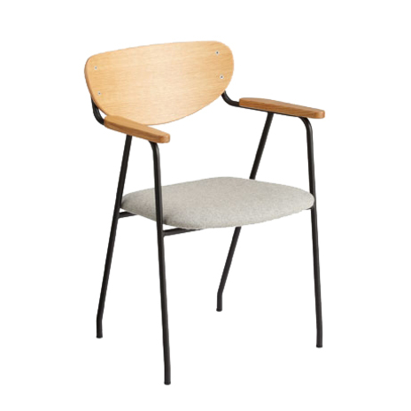 DJANGO ARM CHAIR Black