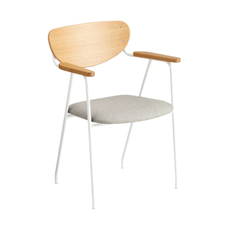 DJANGO ARM CHAIR White