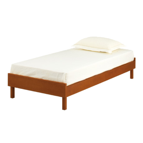 PLANX BED Single ANTON brown