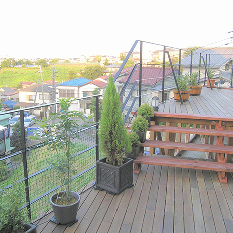 テラスからの眺め