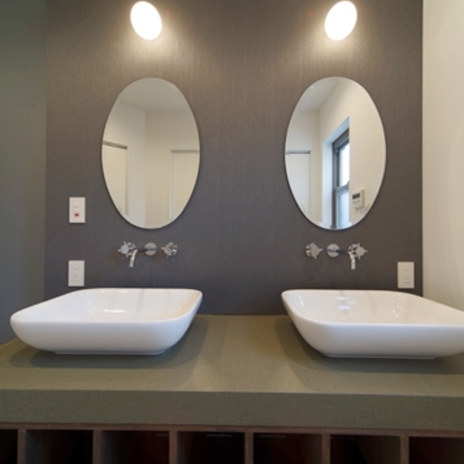 シェアハウスの洗面室