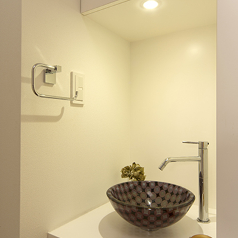 クラシカルでお洒落な洗面台