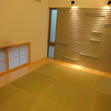 ガルバな床間壁