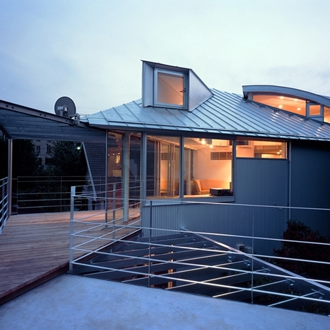 テラスからの夕景