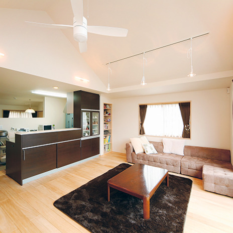 高級感と開放感の溢れるLDK