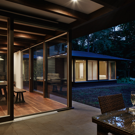 インナーテラス夕景